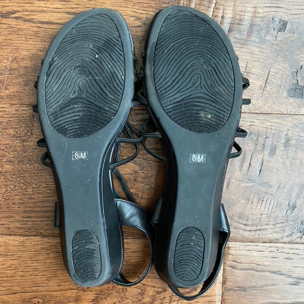 Impo Stretch Reign Black Sandals, Size 8.5 - Picture 4 of 10